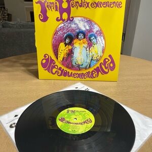 Jimi Hendrix Experience Vinyl Record - Black